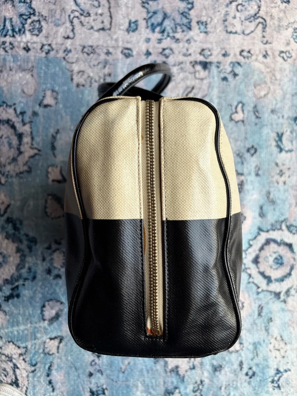 kate spade Black & Cream Two-Tone Satchel